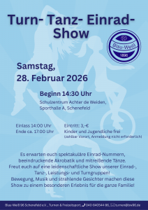 Turn- Tanz- Einradshow Flyer